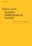 Cover of the Bulletin of the London Mathematical Society