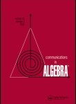 Cover of Communications in Algebra